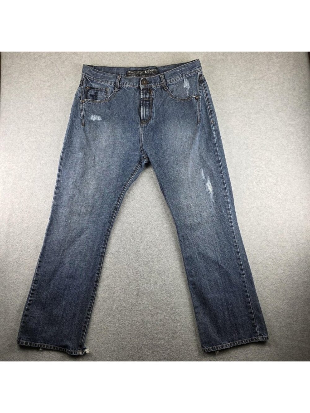 Marithe Francois Girbaud Jeans Mens 38x32 Blue Medium Wash Relaxed Straight